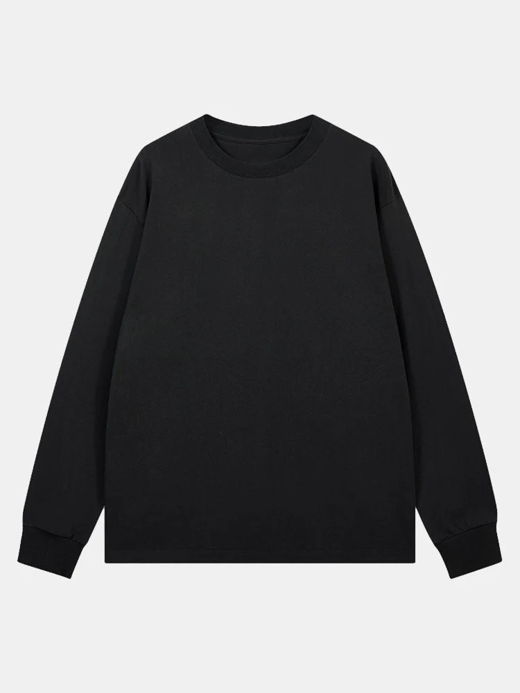 3 Stück Basic Langarmshirt mit gerippten Bündchen - Image 6