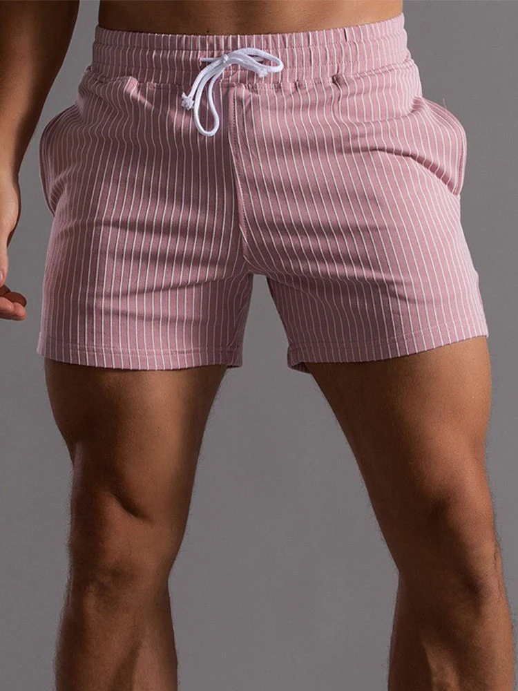 3-teiliges gestreiftes Jersey 3" Shorts - Image 14