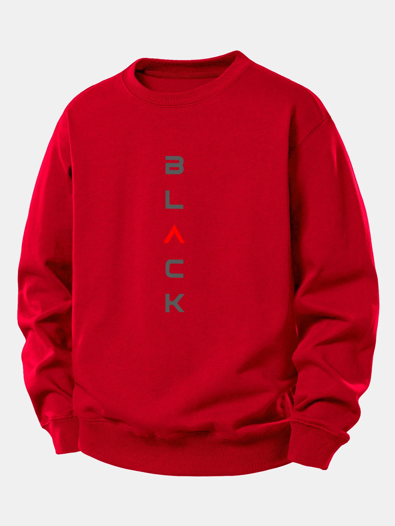 Schwarzes Print Relax Fit Sweatshirt - Image 10