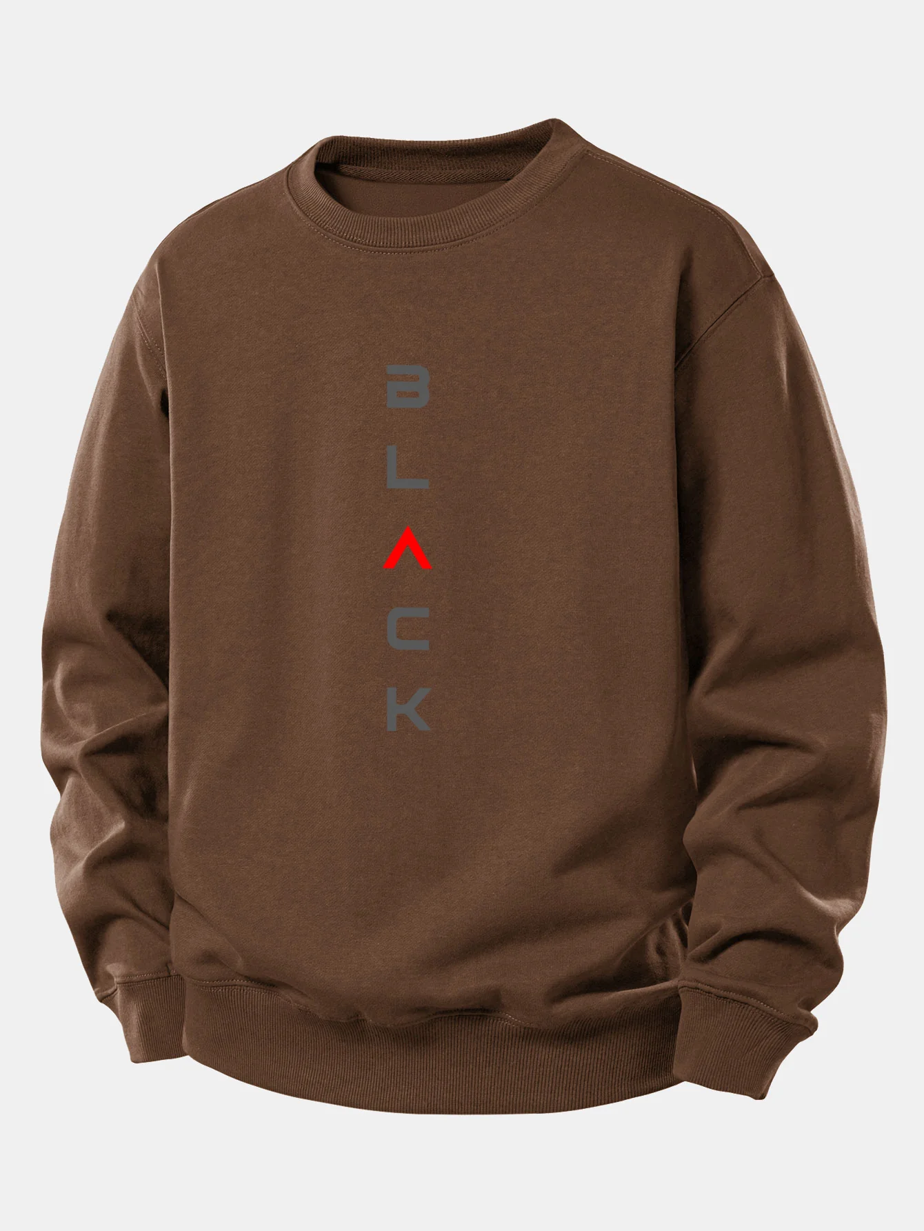 Schwarzes Print Relax Fit Sweatshirt - Image 8