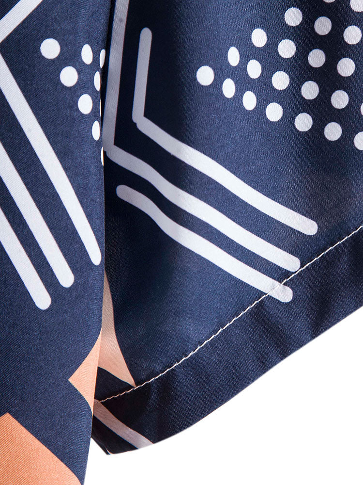 Geometrisches Druckhemd & Badehose - Image 10