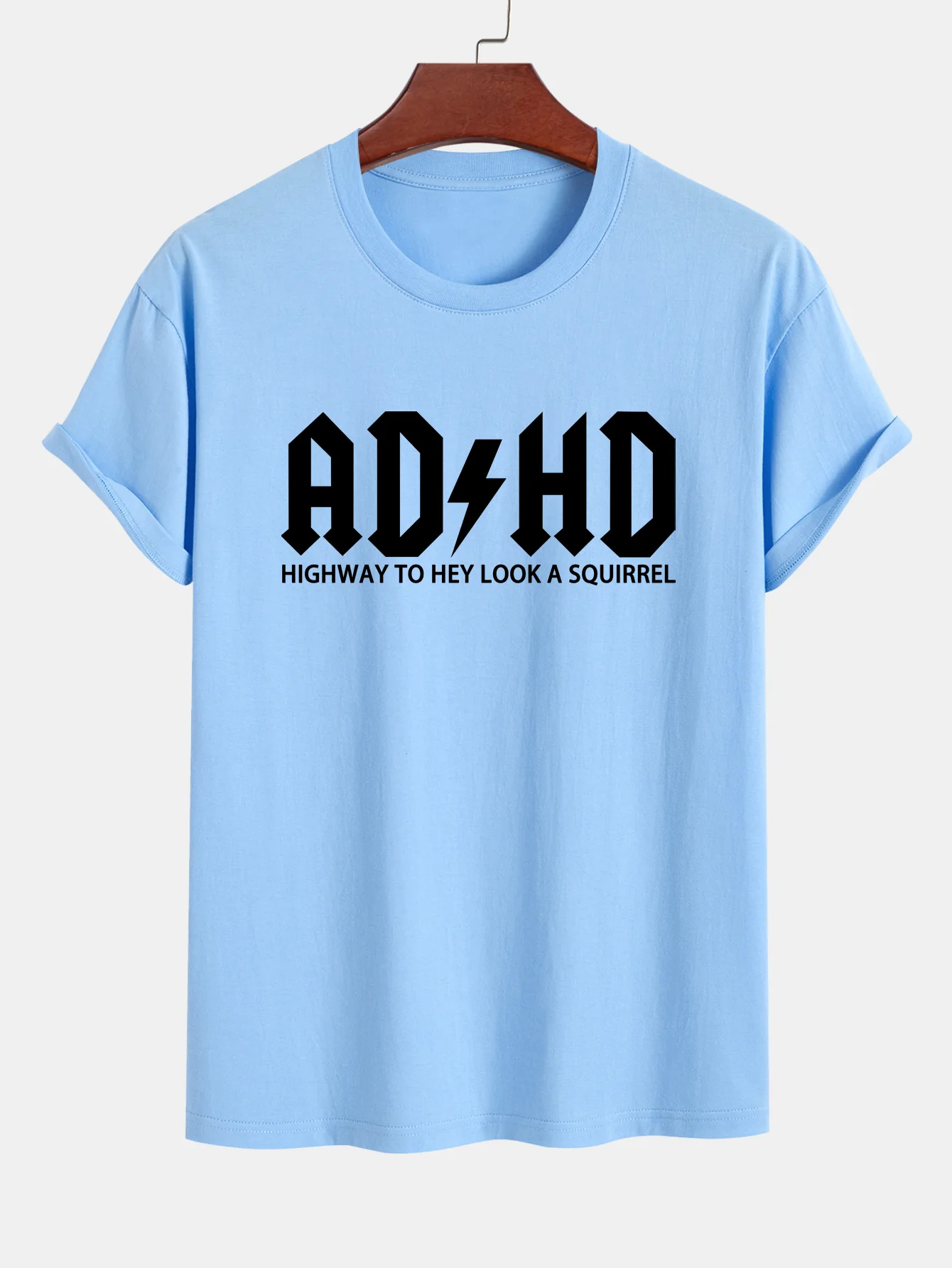 Regular Fit ADHS Druck Baumwoll-T-Shirt - Image 11
