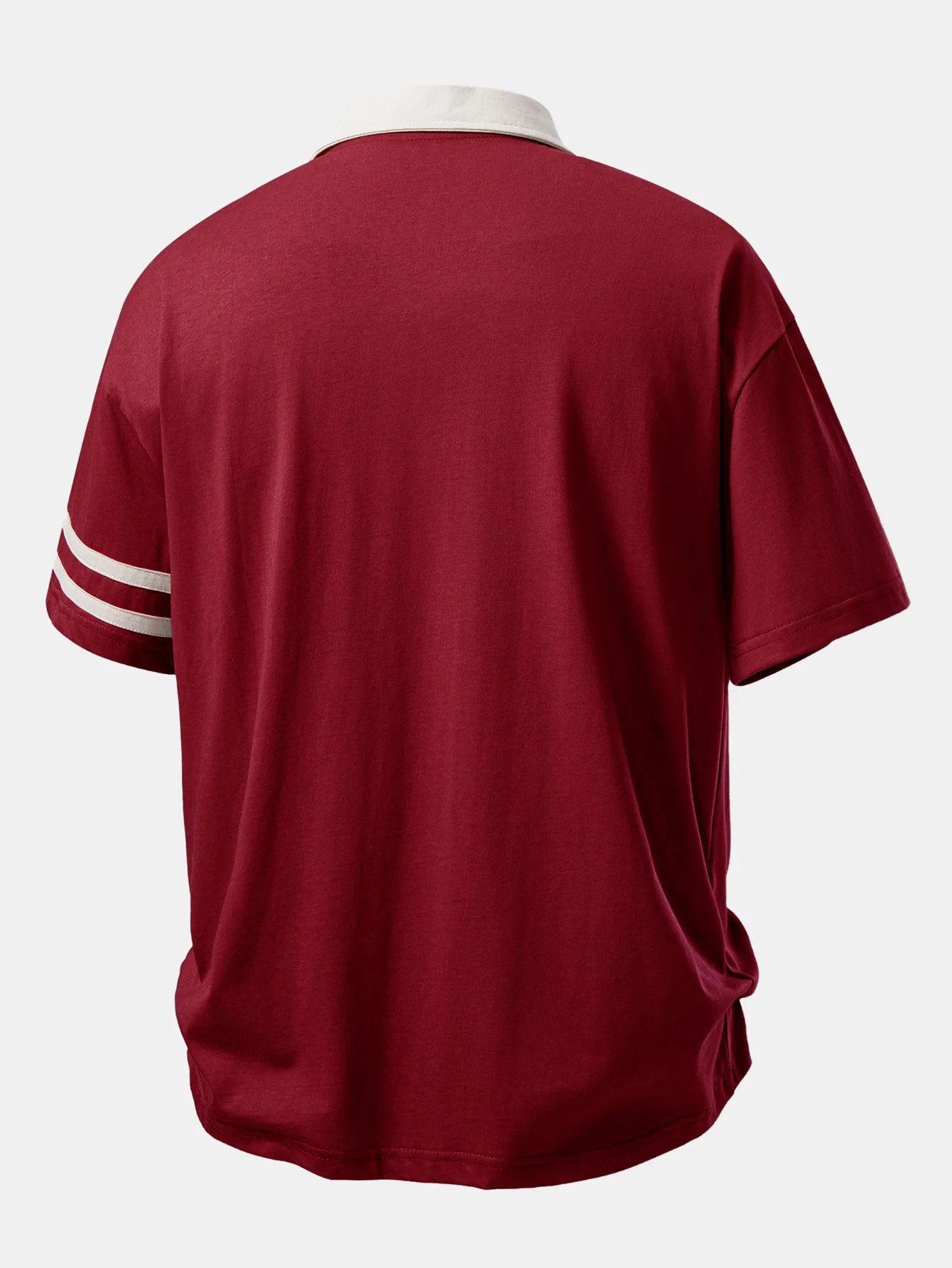 Relax Fit Milano Print Contrast Collar Polo Shirt - Image 10